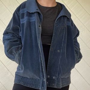 Vintage Navy Blue corduroy jacket